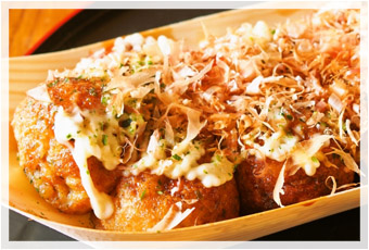大阪名物のたこ焼き